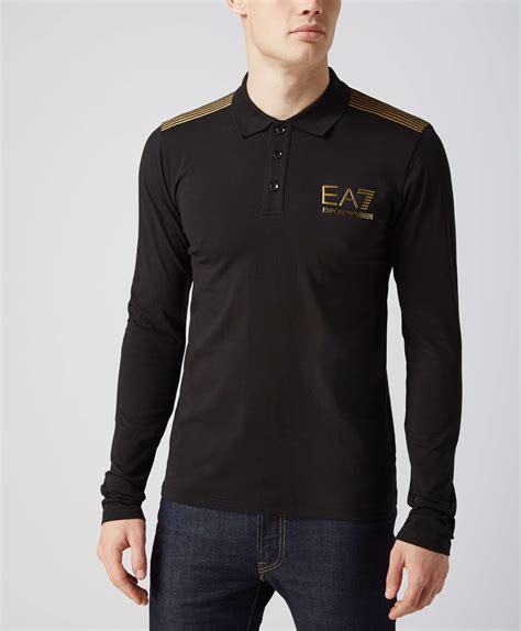 armani long sleeve polo shirt.